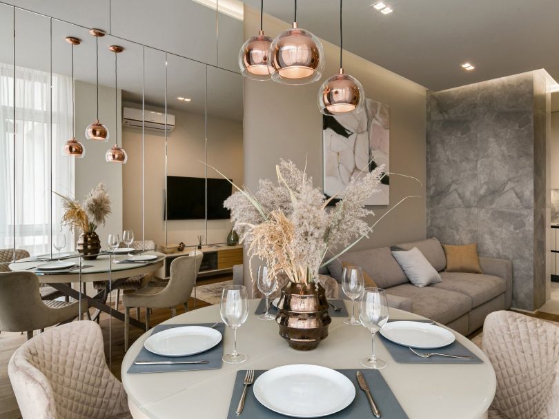 Kitchen-living room after renovation — Home Individual
